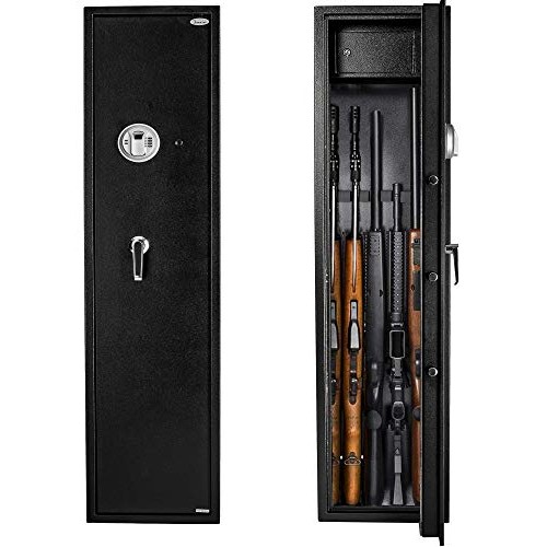 Rifle Safe Safe Quick Access 5- Shot Cabinet Large ...