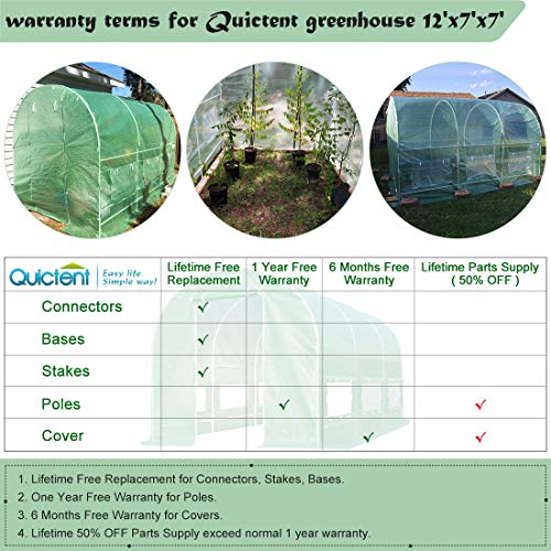 Quictent Portable Greenhouse Large Green Garden Hot House Grow Ten...