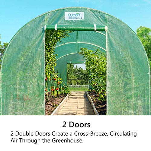 Quictent Portable Greenhouse Large Green Garden Hot House Grow Ten...