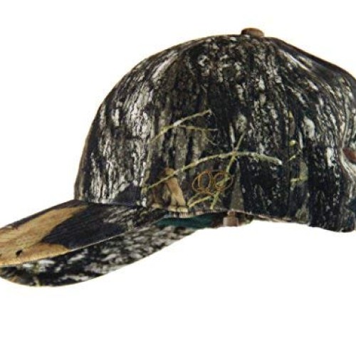 Mossy Oak Break-Up Camouflage Cap, Camo Hunting Hat with Rear Face...