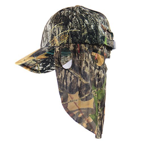 Mossy Oak Break-Up Camouflage Cap, Camo Hunting Hat with Rear Face...