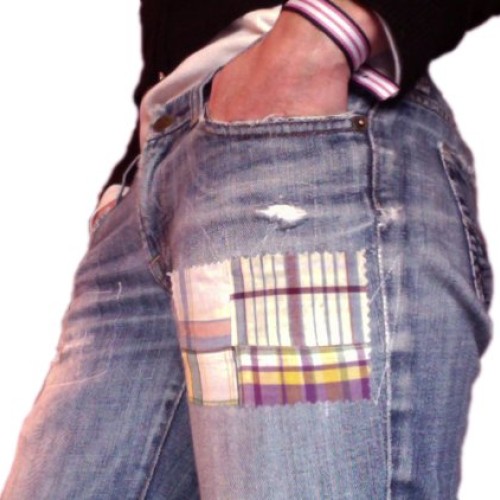 Iron-on Clothing Patches - PLAID