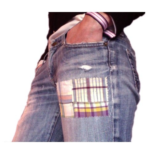 Iron-on Clothing Patches - PLAID