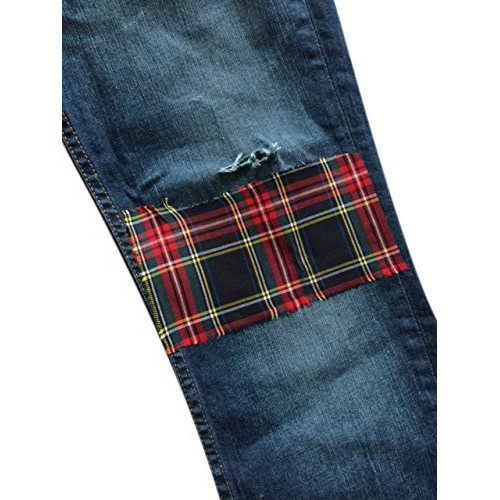 Iron-on Clothing Patches - PLAID