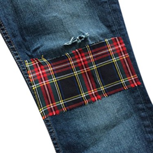 Iron-on Clothing Patches - PLAID