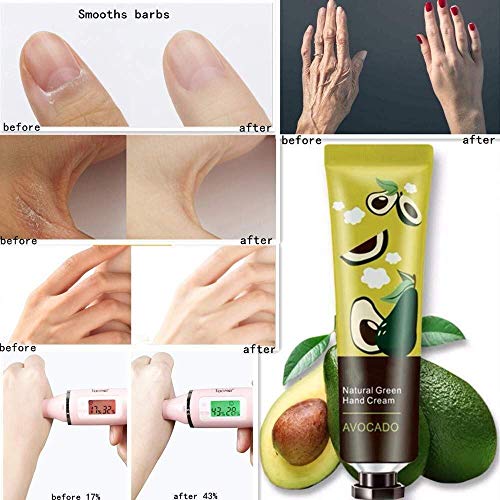 10 Pack Natural Plant Fragrance Hand Cream for Dry Hands, Moisturi...