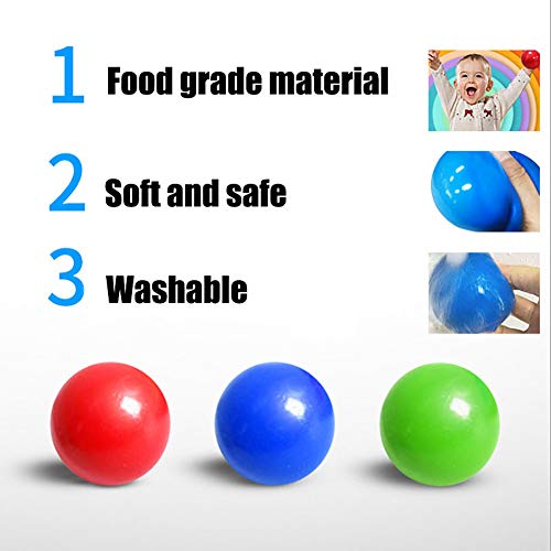 Sticky Balls,Sticky Balls for Ceiling,Stress Ball, Relief Balls ca...
