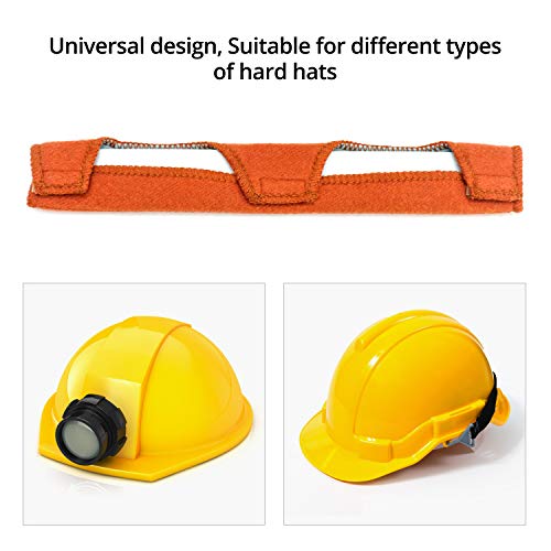 QWORK 4Pcs Helmet Sweatband, Antiperspirant Belt Hard Hat Welding ...