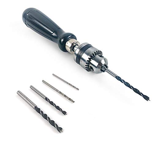 QWORK Pin Vise Hand Drill Bits, Micro Mini Twist Drill Bits Set, I...