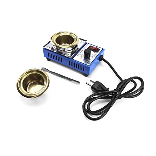 QWORK Solder Pot, 150W 110V, 50mm Soldering Bath Titanium Plate, C...