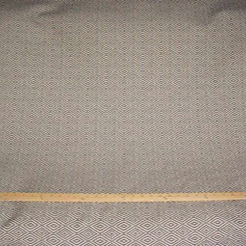 165H7 - Almond/Bark Textured Diamond Linen Transitional Contempora...