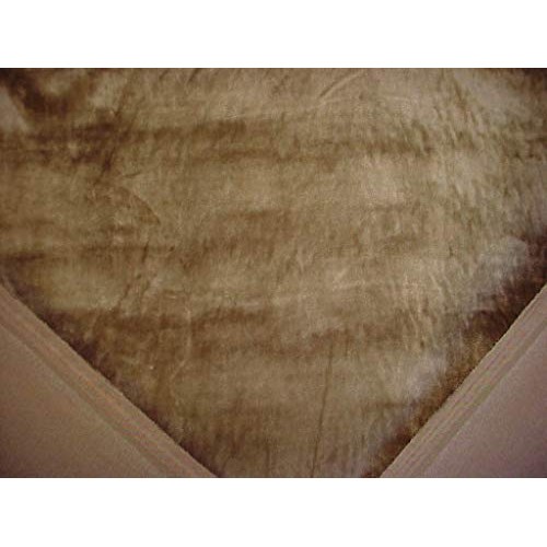 176RT18 - Pecan Light Brown Sugar Velvet Velveteen Velour Designer...