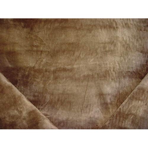176RT18 - Pecan Light Brown Sugar Velvet Velveteen Velour Designer...