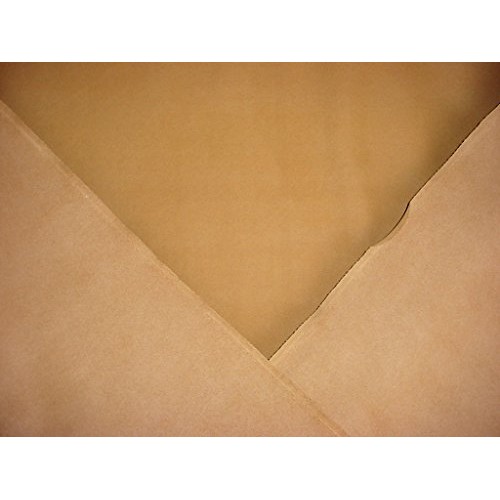 18A9 - Toffee/Light Golden Brown Faux Suede Leatherette Designer U...