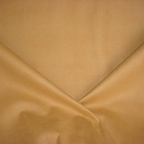 18A9 - Toffee/Light Golden Brown Faux Suede Leatherette Designer U...