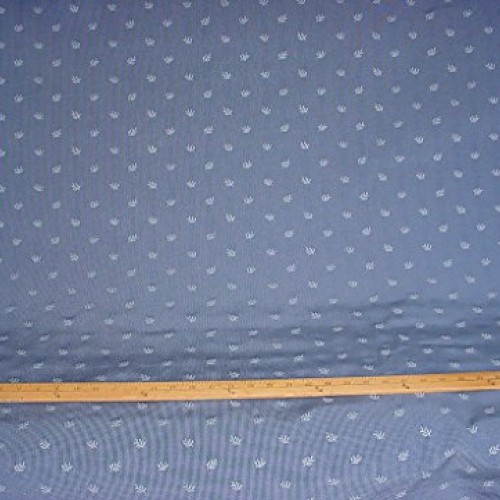 18RT12 - Ocean Blue/Deep Blue Embossed Fleur Pinstripe Designer Up...