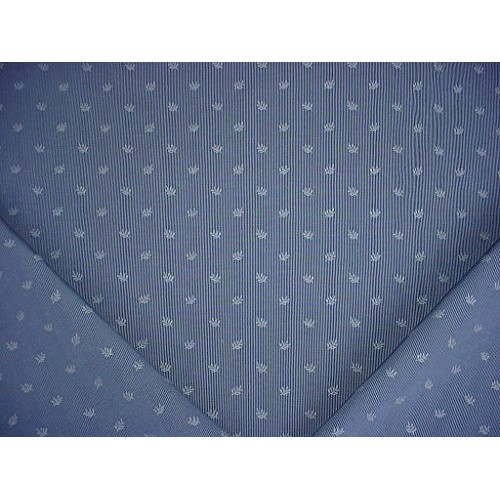 18RT12 - Ocean Blue/Deep Blue Embossed Fleur Pinstripe Designer Up...