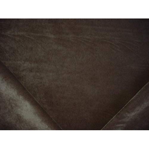 286RT19 - Cafe Brown Bark Velvet Velveteen Velour Designer Upholst...