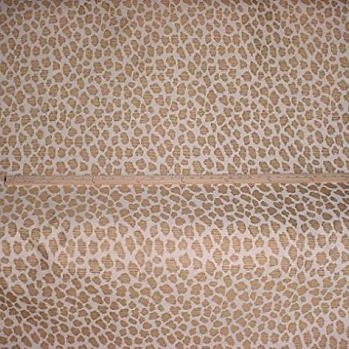 43W12- Brown/Gold Cheetah/Leopard Tapestry Jacquard Designer Uphol...