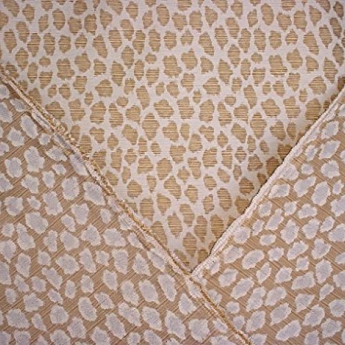 43W12- Brown/Gold Cheetah/Leopard Tapestry Jacquard Designer Uphol...