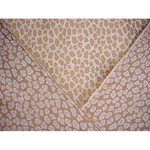 43W12- Brown/Gold Cheetah/Leopard Tapestry Jacquard Designer Uphol...