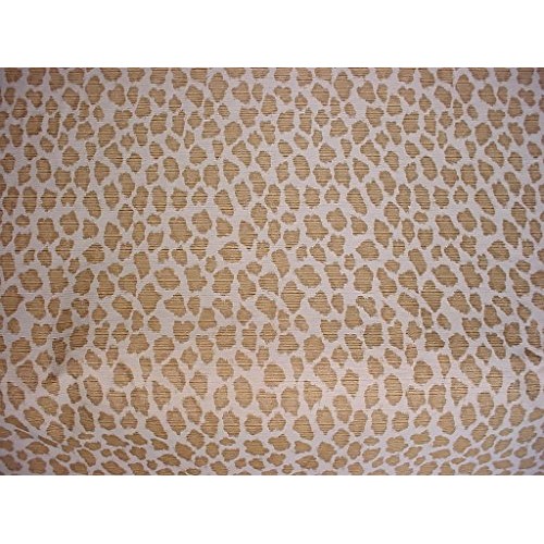 43W12- Brown/Gold Cheetah/Leopard Tapestry Jacquard Designer Uphol...