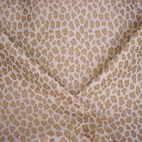 43W12- Brown/Gold Cheetah/Leopard Tapestry Jacquard Designer Uphol...