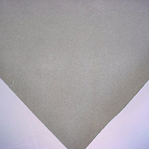 76H3 - Grey Lined Cotton Flannel Designer Upholstery Drapery Fabri...
