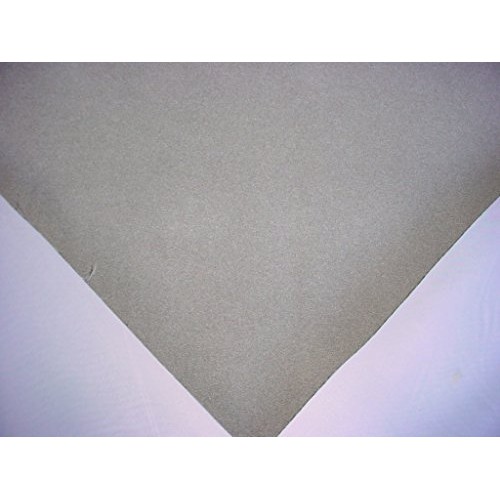 76H3 - Grey Lined Cotton Flannel Designer Upholstery Drapery Fabri...