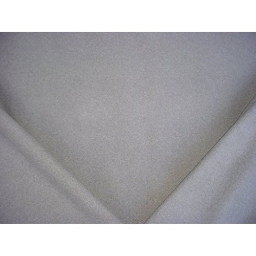 76H3 - Grey Lined Cotton Flannel Designer Upholstery Drapery Fabri...