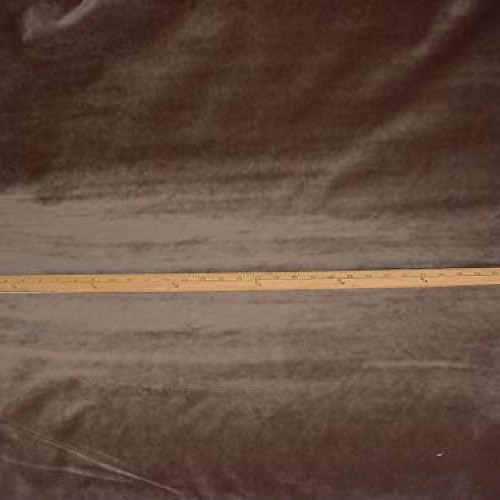 76LL12 - Mink Gray Brown Heavyweight Velvet Velveteen Velour Desig...
