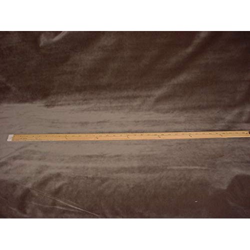 76LL12 - Mink Gray Brown Heavyweight Velvet Velveteen Velour Desig...