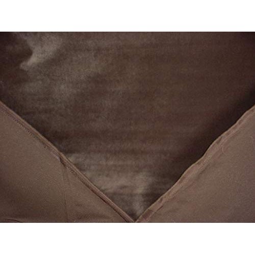 76LL12 - Mink Gray Brown Heavyweight Velvet Velveteen Velour Desig...