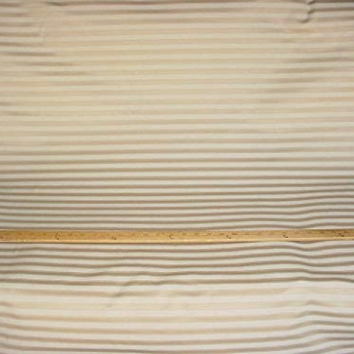 Gold Ribbon Stripe - Antique Gold, Cream Stripe Designer Upholster...