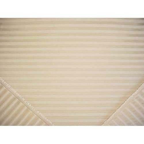 Gold Ribbon Stripe - Antique Gold, Cream Stripe Designer Upholster...