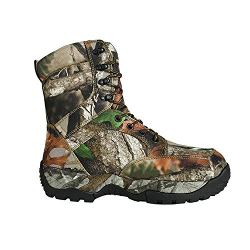 R RUNFUN Mens Lightweight Waterproof Hunting Boot Camo