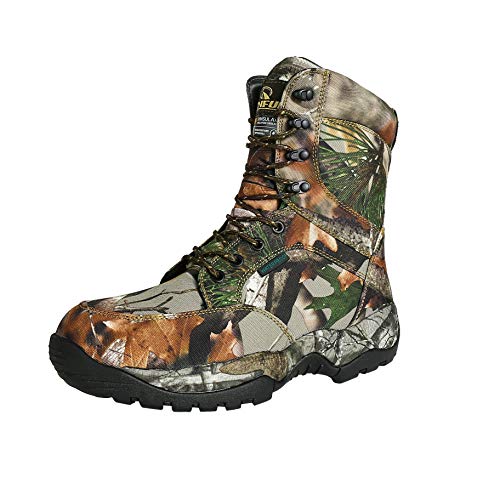 R RUNFUN Mens Lightweight Waterproof Hunting Boot Camo