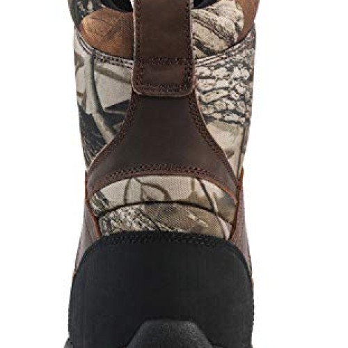 R RUNFUN Mens Waterproof Leather and Camo Outdoor Hunting Boot