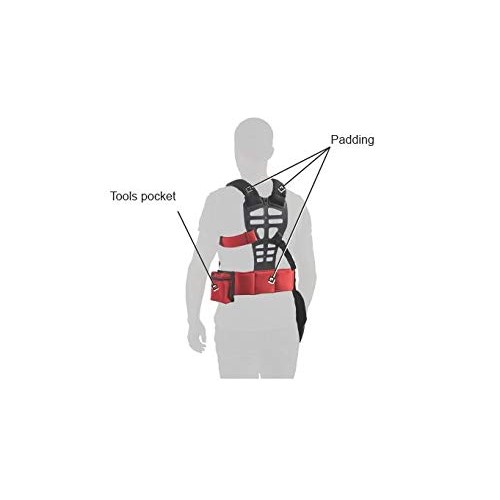 RA Double Shoulder Strap Pro with Waist Pad and Safety Quick Relea...