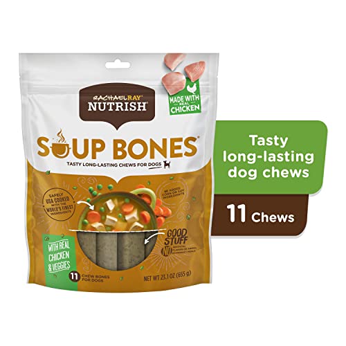 Rachael Ray Nutrish Soup Bones Dog Treats, Chicken & Veggies Flavo...