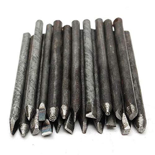 rackerose Practical 20pcs 4mm Steel Punches Flower Punch Stamp Set...
