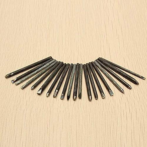 rackerose Practical 20pcs 4mm Steel Punches Flower Punch Stamp Set...