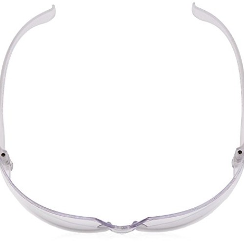 Radians Clear Safety Glasses, Scratch-Resistant, Wraparound, One Size