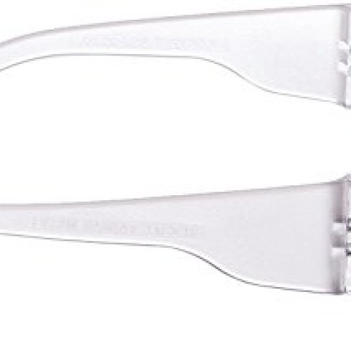 Radians Clear Safety Glasses, Scratch-Resistant, Wraparound, One Size
