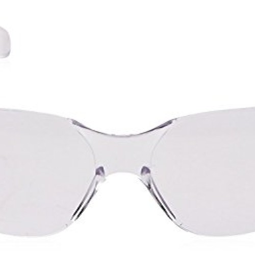 Radians Clear Safety Glasses, Scratch-Resistant, Wraparound, One Size