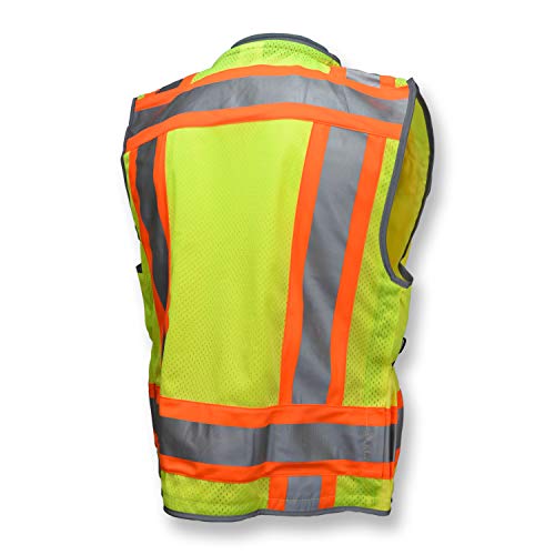 Radians SV55-2ZGD-2X Industrial Safety Vest, Hi Viz Green, 2X-Large
