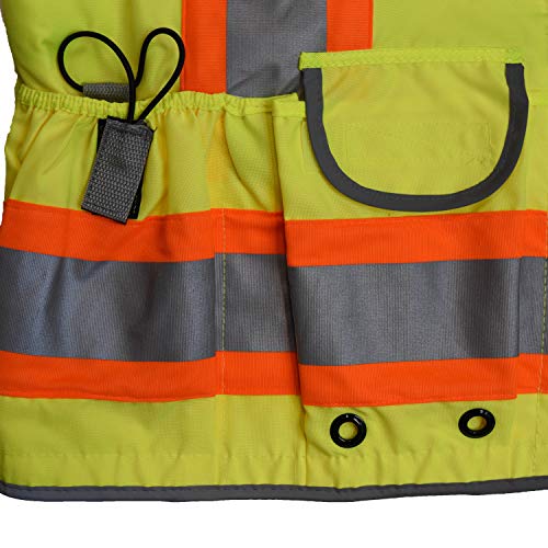 Radians SV55-2ZGD-2X Industrial Safety Vest, Hi Viz Green, 2X-Large