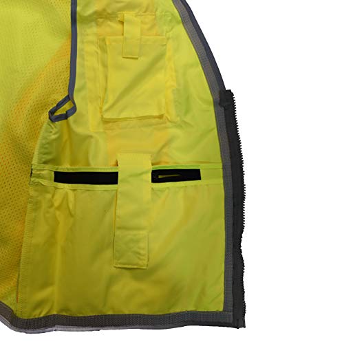 Radians SV55-2ZGD-2X Industrial Safety Vest, Hi Viz Green, 2X-Large