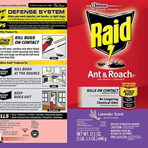 Ant & Roach Killer Lavender Scent Pack of 6