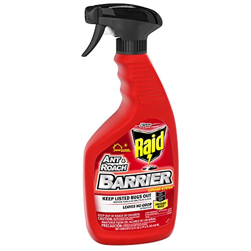Raid Ant & Roach Barrier Spray, Killer for Listed Bugs, Insect, Sp...